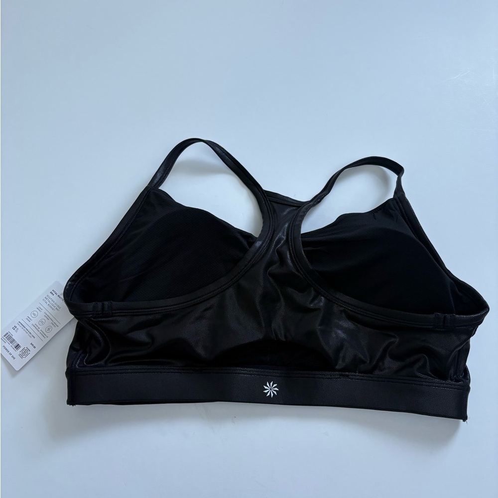 Athleta Vital Foil Matte Bra Black New with Tag Size XL D-DD+ cup - Picture 2 of 6